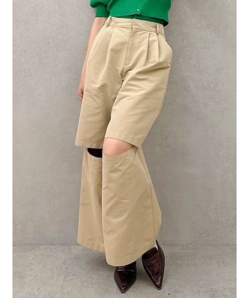 dazzlin（ダズリン）の「ダブルオープンカーゴパンツ（その他パンツ・レディース・グリーン/ブラック/ベージュ・S/M）」の21枚目の写真