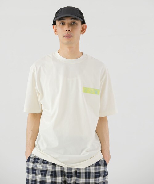 EKAL（エカル）の「『UR TECH ひやサラクール』プリントボックスTシャツ（Tシャツ/カットソー・メンズ・ホワイト/ブラック・M/L）」の5枚目の写真