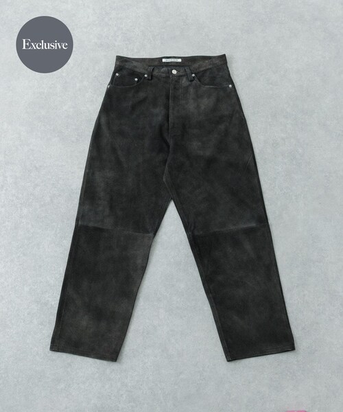 URBAN RESEARCH（アーバンリサーチ）の「『別注』SEVEN BY SEVEN×URBAN RESEARCH　LEATHER WIDE PANTS（その他パンツ・メンズ・BLACK/NAVY・M/L）」の16枚目の写真