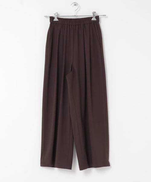 URBAN RESEARCH（アーバンリサーチ）の「タックギャザーストレートパンツ（その他パンツ・レディース・BEIGE/BROWN/CHARCOAL/STRIPE・36/38/40）」の2枚目の写真