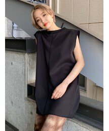 EMODA | ワイドショルダーショートワンピース(ワンピース)