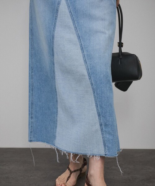 ADAM ET ROPE'（アダムエロペ）の「【RED CARD TOKYO（レッドカードトーキョー）】Vivan / ヴィヴァンデニムスカート（デニムスカート・レディース・ブルー系・0/1）」の6枚目の写真