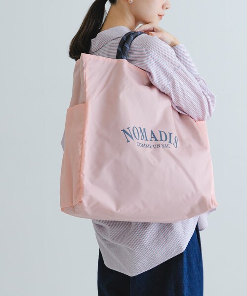 URBAN RESEARCH(アーバンリサーチ)の「NOMADIS SAC2/16(トートバッグ・レディース・LT.PINK/NAVY・one)」の3枚目の写真