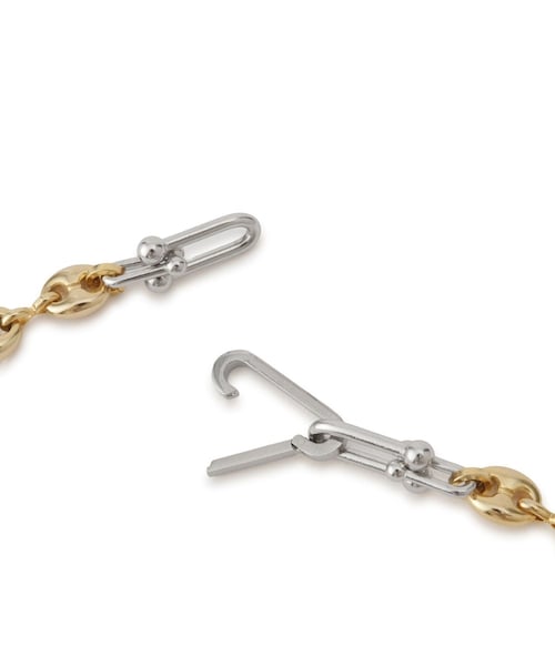 ADAM ET ROPE'（アダムエロペ）の「【EO for ADAM ET ROPE'】Chunky Anchor Chain Necklace（ネックレス・レディース・ゴールド・F）」の4枚目の写真