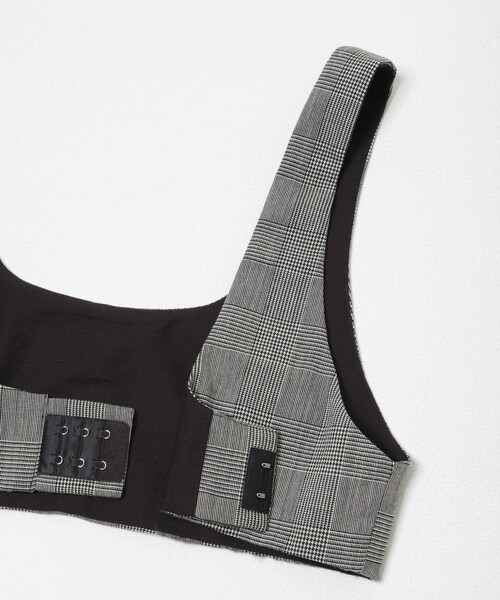 URBAN RESEARCH（アーバンリサーチ）の「new basic　HIGH TWIST WOOL BUSTIER（その他トップス・レディース・CHECK/BLACK・Free）」の9枚目の写真