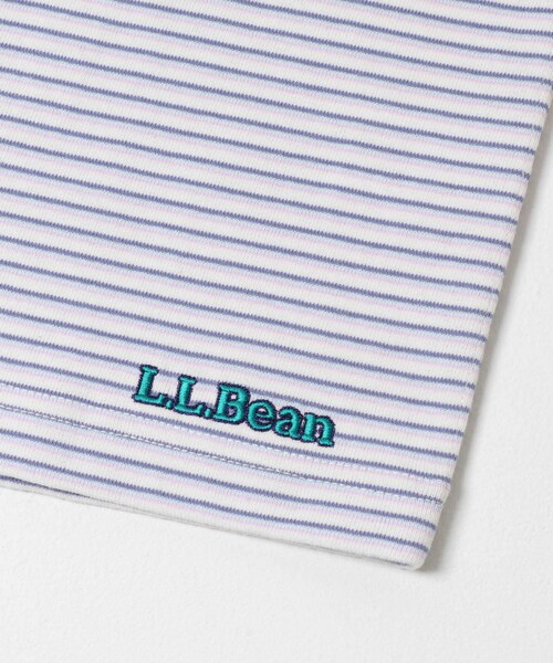 URBAN RESEARCH DOORS（アーバンリサーチドアーズ）の「L.L.Bean JAPAN EDITION　SHORTSLEEVESTRIPEDT-SHIRTS（Tシャツ/カットソー・レディース・BIRCHCREAM/SAX/ROSE/CORAL/MINT/NAVY/RED・M）」の9枚目の写真