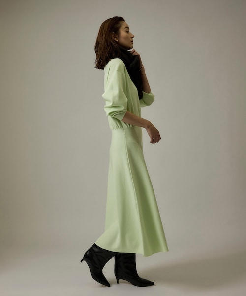 ROPE'(ロペ)の「【J'aDoRe・店舗限定】ニットワンピース【Sサイズフェア対象】(ワンピース・レディース・ブラック/グリーン系/ブルー・S)」の6枚目の写真