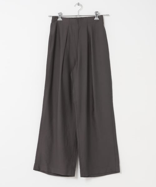 URBAN RESEARCH DOORS(アーバンリサーチドアーズ)の「FORK&SPOON レーヨンナイロンツイルイージーパンツ(その他パンツ・レディース・CHARCOAL/REDBROWN/KHAKI・1/2)」の5枚目の写真
