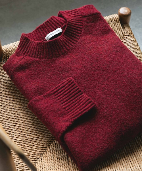 URBAN RESEARCH DOORS(アーバンリサーチドアーズ)の「ウール混もちもちハイネックニット(ニット/セーター・メンズ・OFF BEIGE/YELLOW/BLUE GREEN/CHARCOAL/BORDEAUX/NAVY・M/L)」の6枚目の写真