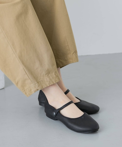 かぐれ（カグレ）の「CROWN　STRAP COURT JAZZ（バレエシューズ・レディース・BLACK/WHITE・4/5/6）」の8枚目の写真