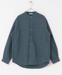 URBAN RESEARCH DOORS | 両面起毛ネルバンドカラーシャツ(シャツ/ブラウス)