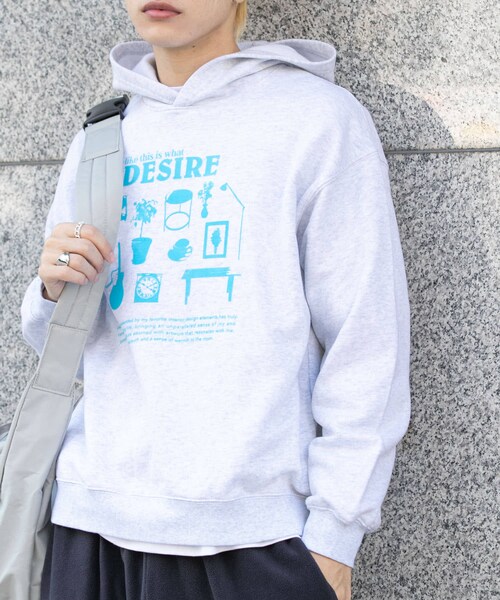 SENSE OF PLACE by URBAN RESEARCH（センスオブプレイスバイアーバンリサーチ）の「Furniture Graphic hoodie（パーカー・メンズ・BLACK/GRAY/NAVY・M/L）」の14枚目の写真