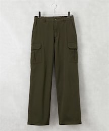 nissen | ストレッチ素材　ゆったりストレートカーゴパンツ（旧太ももゆったり・もっとゆったりシルエット）(パンツ)