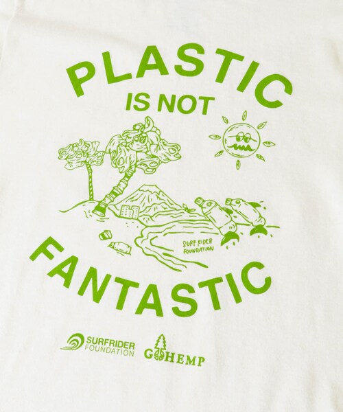THE GOODLAND MARKET（ザグッドランドマーケット）の「SURFRIDER FOUNDATION　SFJxGOHEMP Message T-Shirts（Tシャツ/カットソー・メンズ・off・S/M/L/XL）」の16枚目の写真
