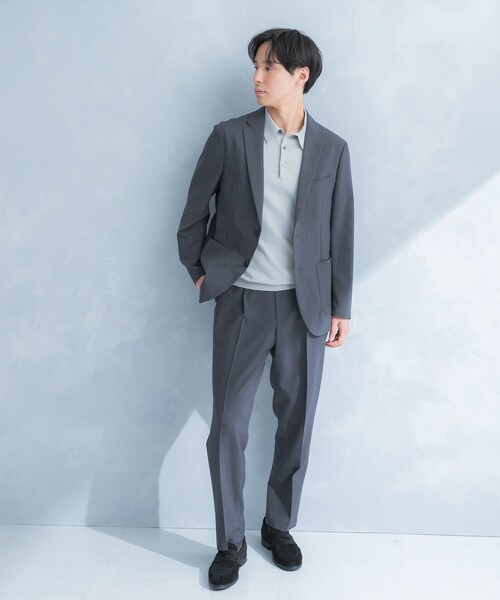URBAN RESEARCH DOORS(アーバンリサーチドアーズ)の「LIFE STYLE TAILOR リネンライクコンフォータブルジャケット(テーラードジャケット・メンズ・BLUE NAVY/GRAY/OLV BROWN・S/M/L/XL)」の17枚目の写真