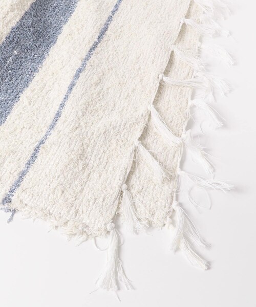 URBAN RESEARCH DOORS（アーバンリサーチドアーズ）の「『別注』JARAPA×DOORS LIVING PRODUCTS　ボーダーラグ 170×240（インテリア雑貨・メンズ・CHARCOAL/LIGHT BLUE・L）」の17枚目の写真