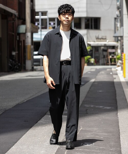 URBAN RESEARCH ROSSO（アーバンリサーチロッソ）の「『セットアップ対応』『XLサイズあり』クールキープショートスリーブシャツ（シャツ/ブラウス・メンズ・BEIGE/BLACK/NAVY/LIGHT GRAY・S/M/L/XL）」の10枚目の写真
