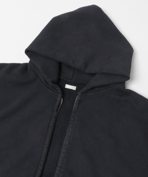 URBAN RESEARCH(アーバンリサーチ)の「A PRESSE Vintage Zip Sweat Hoodie(パーカー・メンズ・BLACK/GREEN・2/3/4)」の5枚目の写真
