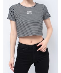 MURUA | シアーmumuクロップトTシャツ(Tシャツ/カットソー)