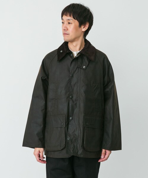 URBAN RESEARCH DOORS（アーバンリサーチドアーズ）の「Barbour　OS BEDALE WAX JACKET（テーラードジャケット・メンズ・SAGE/BLACK/D.BROWN・36/38/40）」の14枚目の写真