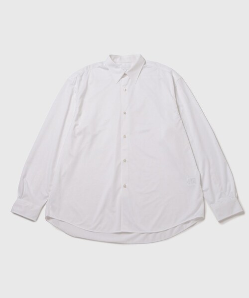 ADAM ET ROPE'(アダムエロペ)の「【KANEMASA FIL./カネマサフィル】46G Modest Shirt(シャツ/ブラウス・メンズ・ホワイト/ネイビー/サックス・L/M)」の2枚目の写真