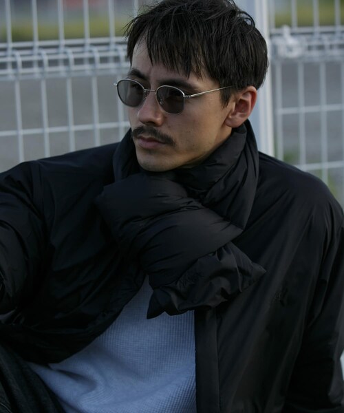 URBAN RESEARCH DOORS（アーバンリサーチドアーズ）の「『別注』NANGA×DOORS　DOWN MUFFLER（マフラー・メンズ・Stone Gray/Mocha/Smoke Blue/Charcoal/Black・-）」の15枚目の写真