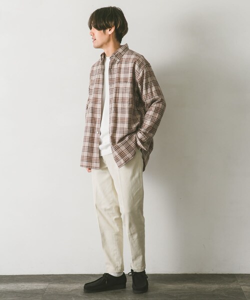 URBAN RESEARCH DOORS（アーバンリサーチドアーズ）の「テーパードチノトラウザー（チノパンツ・メンズ・BEIGE/ECRU/KHAKI/NAVY・S/M/L）」の17枚目の写真