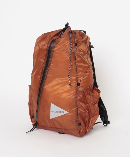 EKAL(エカル)の「and wander sil daypack(バックパック/リュック・メンズ・Black/Gray/D.Orange・one)」の14枚目の写真
