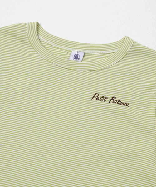 URBAN RESEARCH DOORS(アーバンリサーチドアーズ)の「『別注』PETIT BATEAU×DOORS EMBROIDERYT-SHIRTSCUST(Tシャツ/カットソー・レディース・MOSS/MIMI/GRETAL・S/M)」の6枚目の写真
