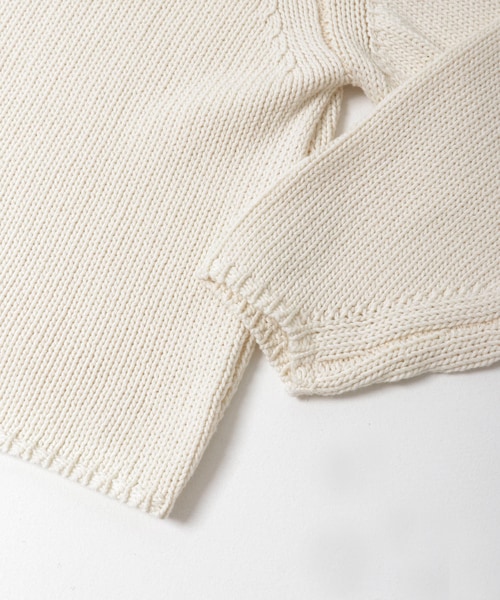 かぐれ（カグレ）の「コットンローゲージショートカーディガン（カーディガン/ボレロ・レディース・IVORY/BLACK・Free）」の18枚目の写真