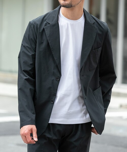 URBAN RESEARCH ROSSO（アーバンリサーチロッソ）の「『XLサイズあり』クールキープセットアップ（セットアップ・メンズ・NAVY/BLACK/LIGHT GRAY/BEIGE・S/M/L/XL）」の6枚目の写真