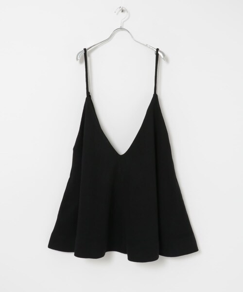 URBAN RESEARCH（アーバンリサーチ）の「crinkle crinkle crinkle　monster camisole（キャミソール・レディース・BLACK/GREY・FREE）」の4枚目の写真