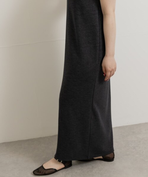 THE GOODLAND MARKET（ザグッドランドマーケット）の「&her　Boucle Cup Onepiece（ワンピース・レディース・BLACK/BEIGE/NAVY・one）」の6枚目の写真