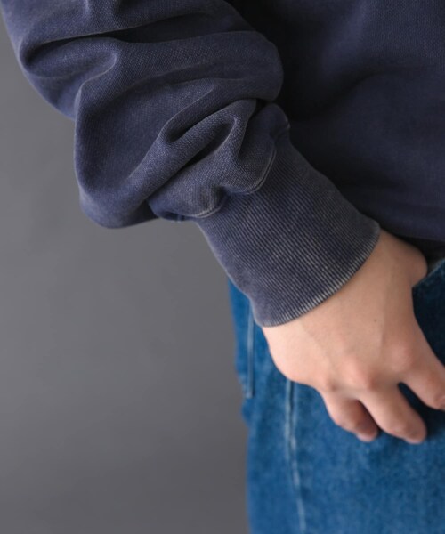 URBAN RESEARCH DOORS（アーバンリサーチドアーズ）の「FORK&SPOON　サンブリーチハーフジップスウェット（スウェット・メンズ・RED/NAVY・4/5）」の16枚目の写真