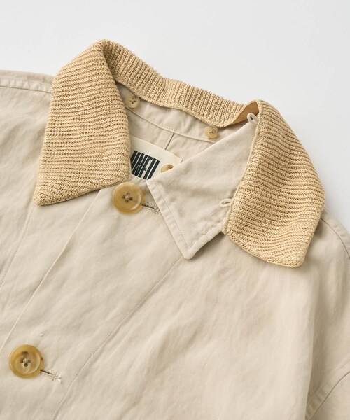 URBAN RESEARCH DOORS（アーバンリサーチドアーズ）の「unfil　GARMENTDYEINGCOVERALLS（カバーオール・レディース・stone/cobaltblue・0）」の5枚目の写真