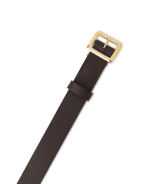 ADAM ET ROPE'（アダムエロペ）の「【AURALEE(オーラリー)】SQUARE BUCKLE BELT（ベルト・レディース・ブラック/ブラウン・S）」の12枚目の写真