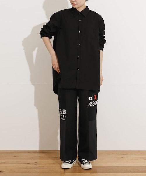 THE GOODLAND MARKET（ザグッドランドマーケット）の「SREU　Swiching PANTS（その他パンツ・レディース・IVORY2/IVORY1/BLACK1/BLACK2・L/S）」の3枚目の写真