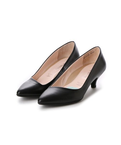 Marie femme（マリーファム）の「マリー・ファム Marie femme ローヒールポインテッドトゥパンプス （パンプス・レディース・IVK/DBGS/BL/BLK/BLS・22.5cm/23.0cm/23.5cm/24.0cm/24.5cm/22.0cm）」の3枚目の写真