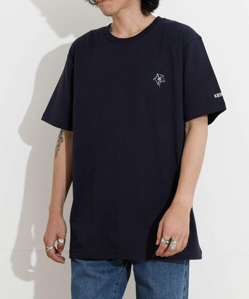 THE GOODLAND MARKET（ザグッドランドマーケット）の「KEIMEN　Harvest T-SHIRTS(PTT)（Tシャツ/カットソー・メンズ・NV&WT/BK&KH・M/L/XL）」の4枚目の写真