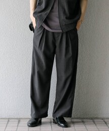 SENSE OF PLACE by URBAN RESEARCH | 『イージーケア/セットアップ対応』リネンライクタックワイドパンツ(その他パンツ)