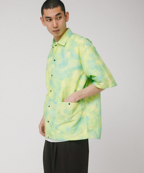 EKAL(エカル)の「『UR TECH』ナイロンタッサーショートスリーブシャツ(シャツ/ブラウス・メンズ・レイクサンリーフ/イエロー/ネイビー/グラファイト/レイクブルー・M/L)」の18枚目の写真