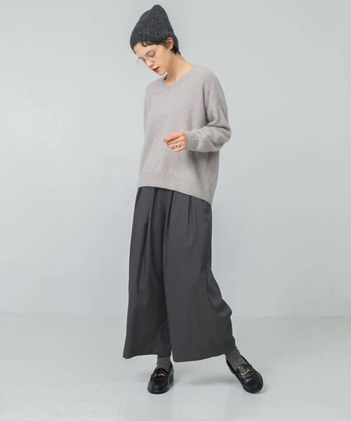 URBAN RESEARCH（アーバンリサーチ）の「ニット帽（ニットキャップ/ビーニー・レディース・BROWN/NAVY/CHARCOAL・FREE）」の10枚目の写真