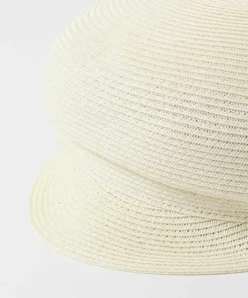 SENSE OF PLACE by URBAN RESEARCH（センスオブプレイスバイアーバンリサーチ）の「ペーパーキャスケット（キャスケット・レディース・IVORY/BROWN/BEIGE・one/One）」の7枚目の写真