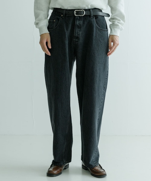 URBAN RESEARCH(アーバンリサーチ)の「CIOTA Baggy 5 Pocket Pants(デニムパンツ・メンズ・M.Black・30/32/34)」の3枚目の写真