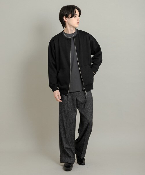 SENSE OF PLACE by URBAN RESEARCH(センスオブプレイスバイアーバンリサーチ)の「ウラキモウクルーネックジップスウェット(スウェット・メンズ・BLACK/GRAY/IVORY・M/L)」の21枚目の写真