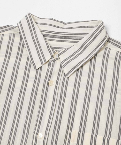URBAN RESEARCH Sonny Label（アーバンリサーチサニーレーベル）の「インドコットンストライプシャツ（シャツ/ブラウス・メンズ・オフ/ブルー・M/L）」の12枚目の写真