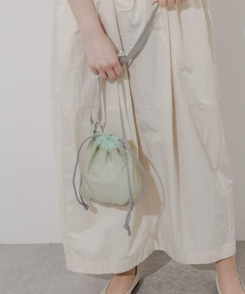 SMELLY（スメリー）の「シアーキンチャクショルダー（ショルダーバッグ・レディース・GRY/MNT/BEG/PNK・-）」の5枚目の写真