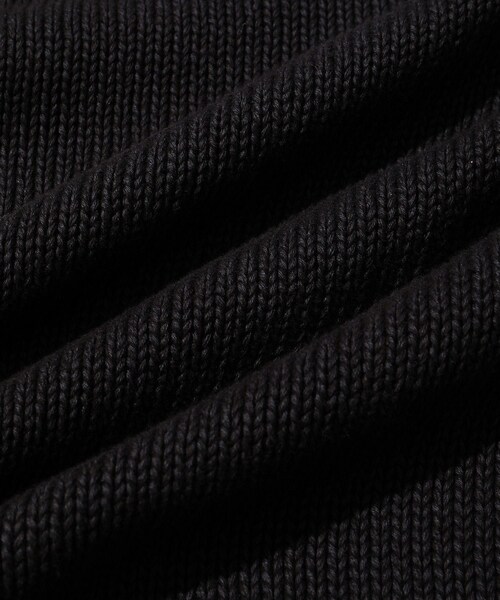 ADAM ET ROPE'(アダムエロペ)の「【KAPTAIN SUNSHINE/キャプテンサンシャイン】Cotton Washi Hand Frame P/O(ニット/セーター・メンズ・ブラック/ブルー・3/4)」の14枚目の写真