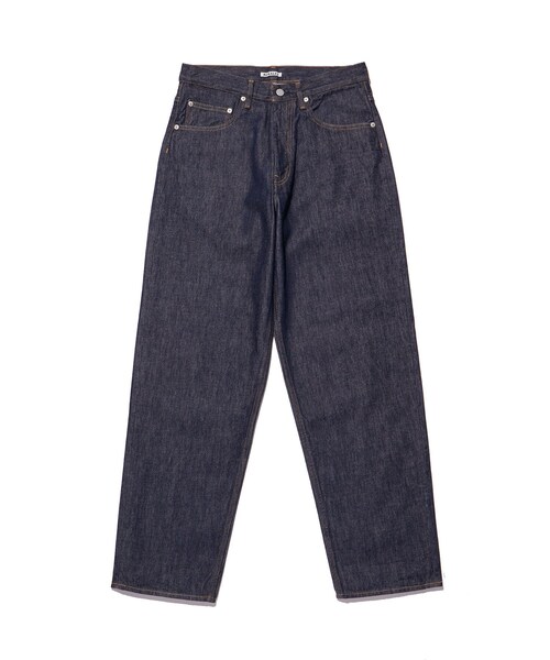 ADAM ET ROPE'（アダムエロペ）の「【AURALEE/オーラリー】HARD TWIST DENIM WIDE PANTS（デニムパンツ・メンズ・ネイビー・28/30/32）」の4枚目の写真