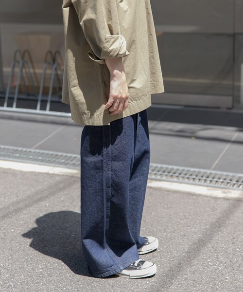 URBAN RESEARCH DOORS(アーバンリサーチドアーズ)の「FORK&SPOON JFデニムベルトセットルーズパンツ(デニムパンツ・レディース・ONEWASH/BLUE・1/2)」の22枚目の写真